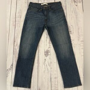 Levi's Men's Signature Gold Straight Leg Jeans Regular Size 34x32 Blue Denim